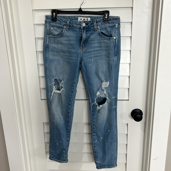 Amo Kate jeans in Spin The Bottle wash from Revolve - Picture 3 of 5